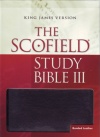 KJV Scofield Study Bible 3rd Edit  thumb index  Black  Bonded Leather